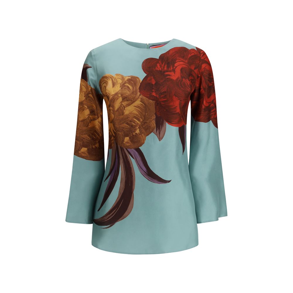 La Double J Multicolor Silk Casual Dress | Regal Royce