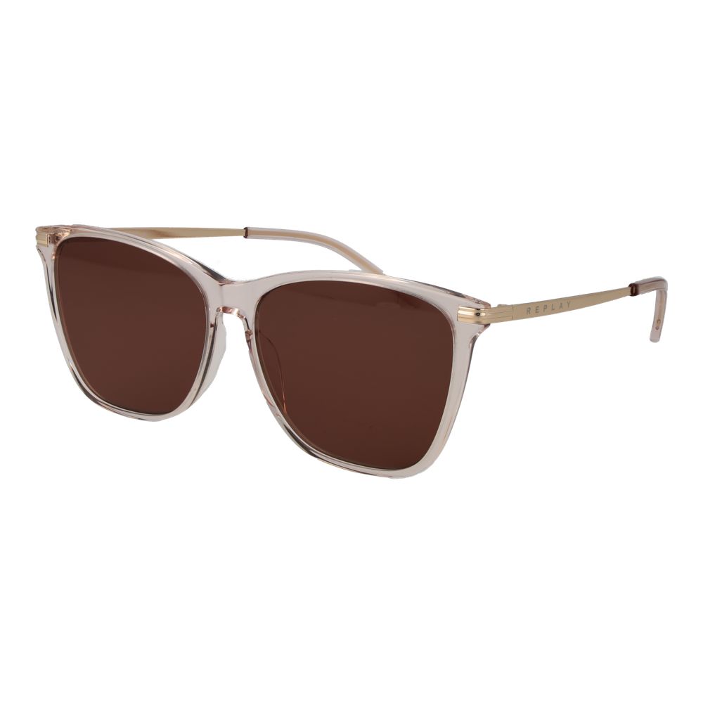 Replay Beige Plastic Sunglasses | Regal Royce