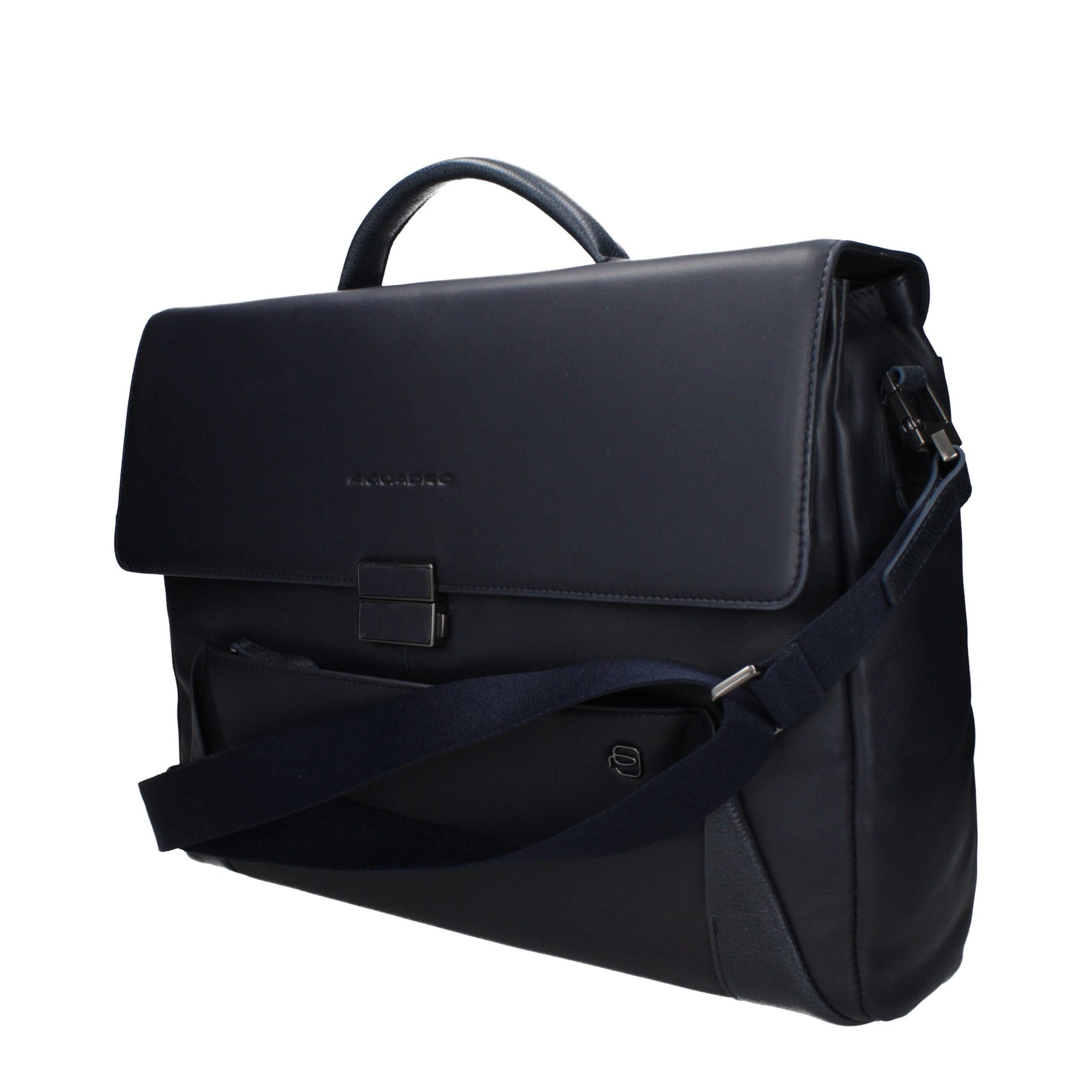 Piquadro Blue Leather Business And Laptop Bag | Regal Royce