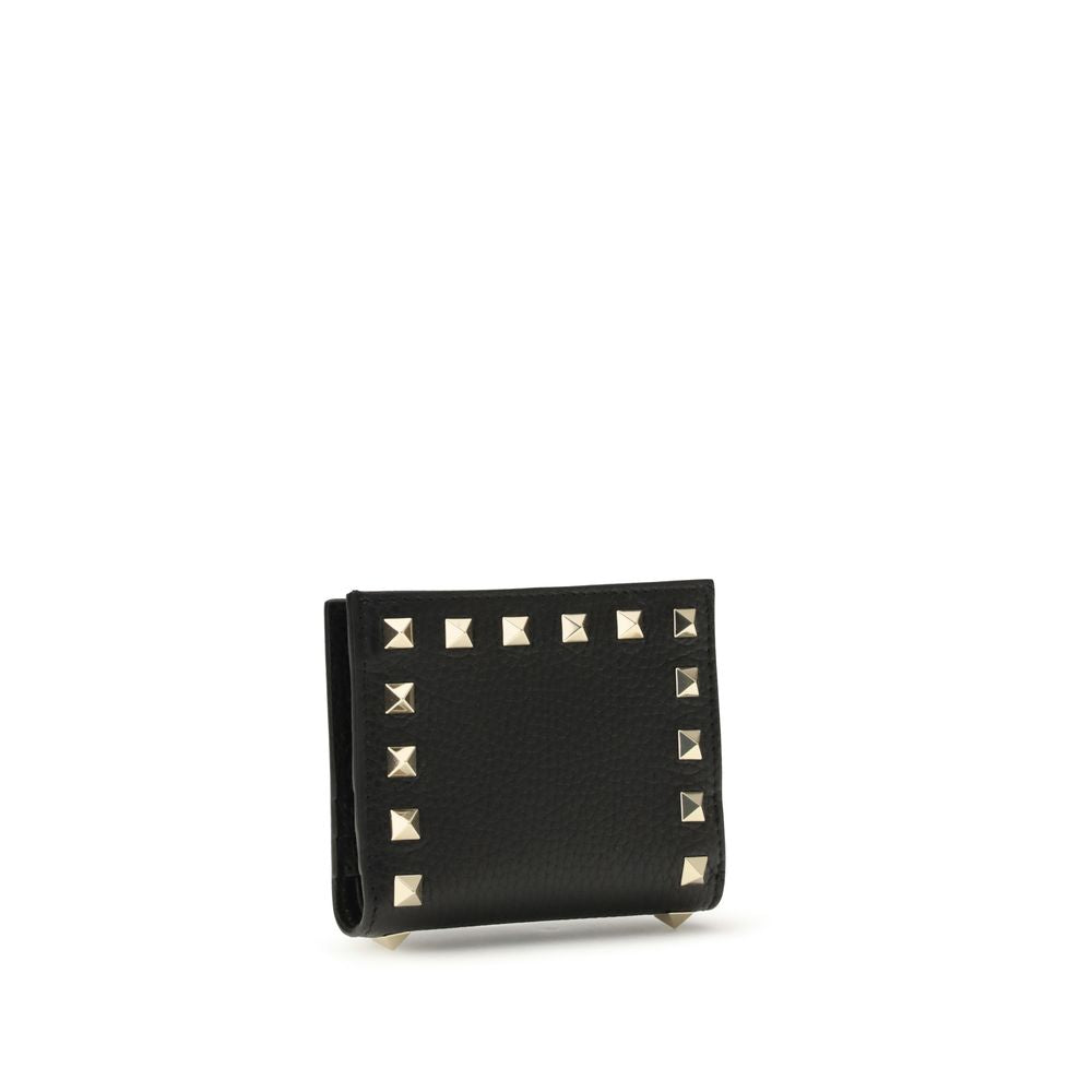 Valentino Garavani Black Lamb Ovis Aries Aries Wallet | Regal Royce