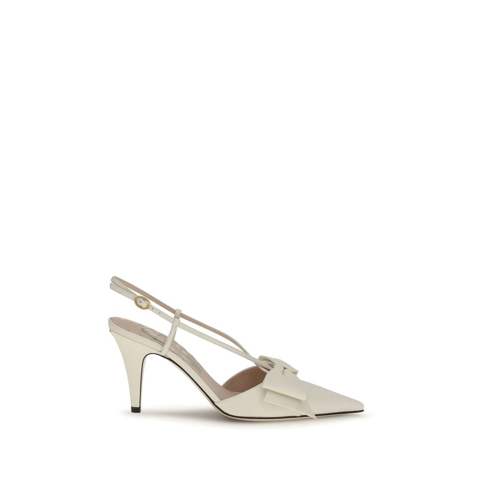 Valentino Garavani Cream Lamb Ovis Aries Aries High Heel Pumps | Regal Royce