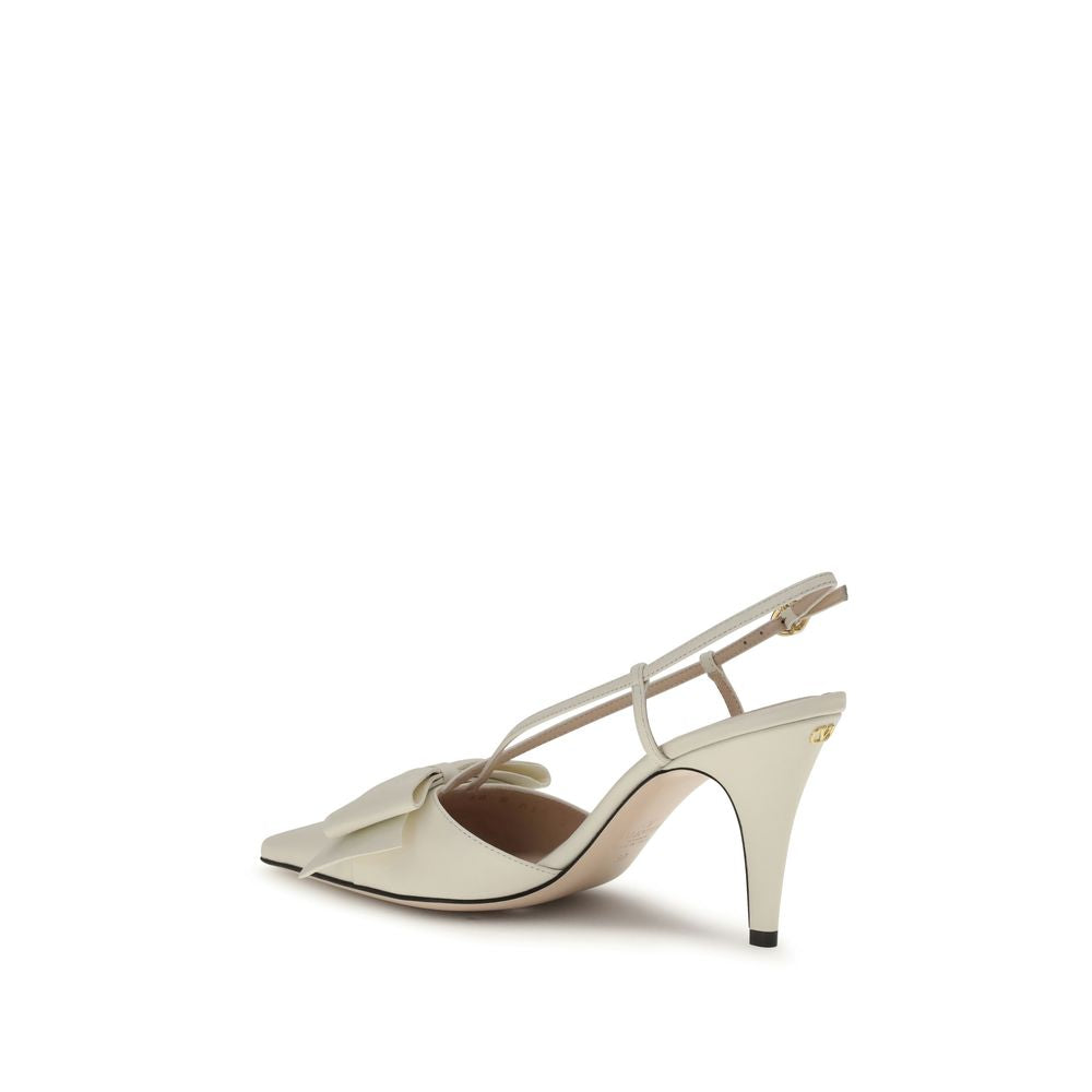 Valentino Garavani Cream Lamb Ovis Aries Aries High Heel Pumps | Regal Royce