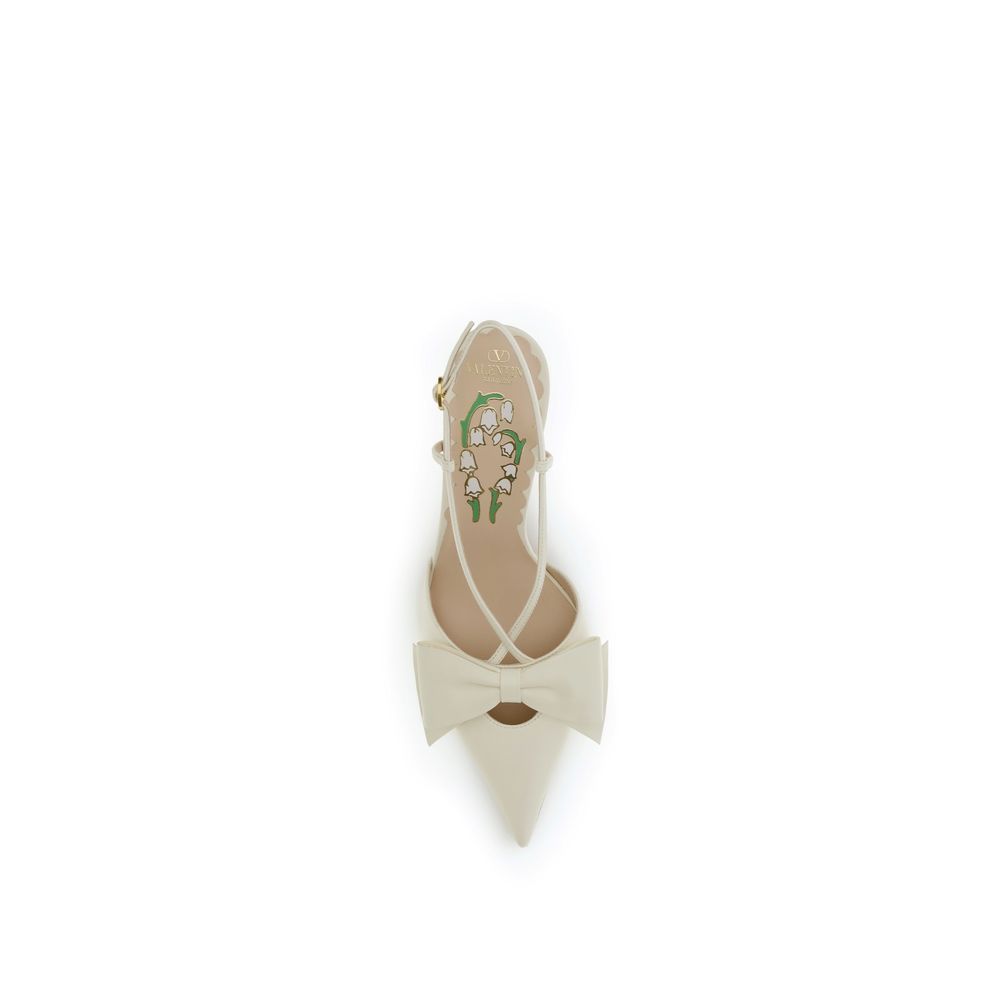 Valentino Garavani Cream Lamb Ovis Aries Aries High Heel Pumps | Regal Royce