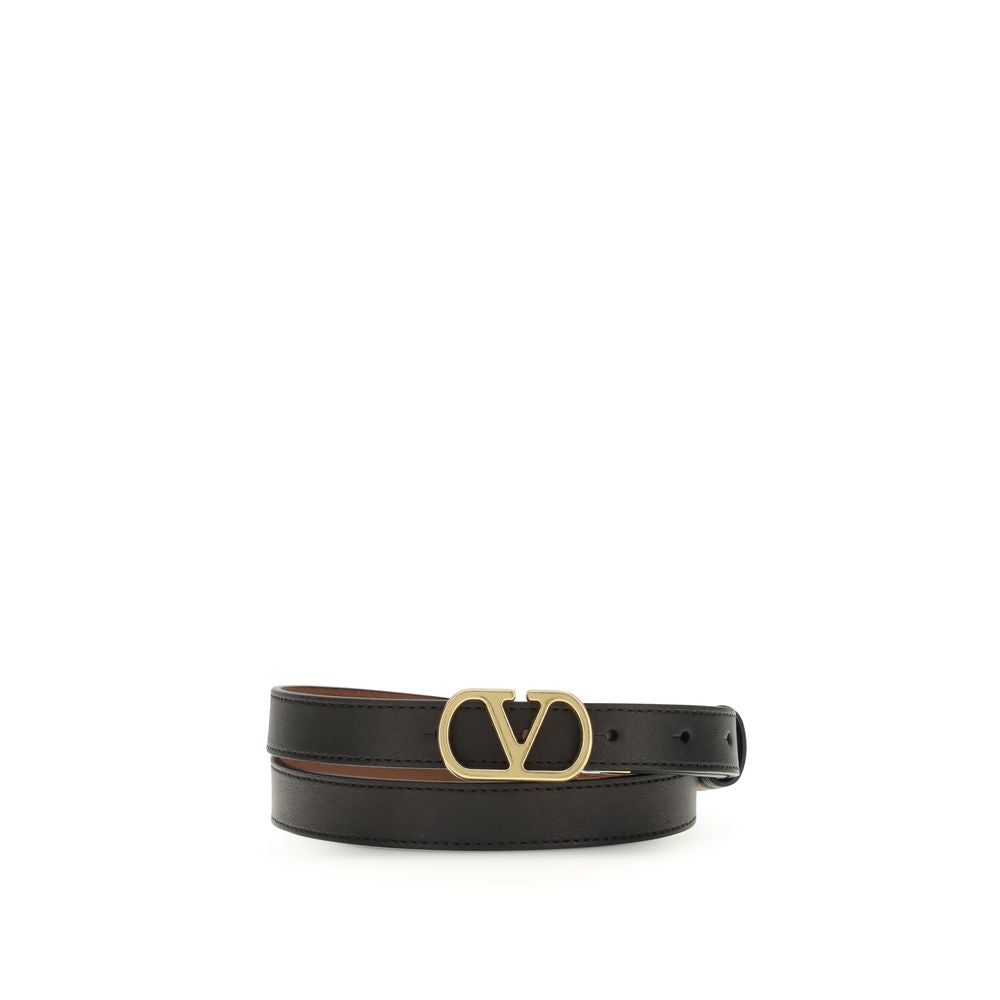Valentino Garavani Black Lamb Ovis Aries Aries Regular Belt | Regal Royce