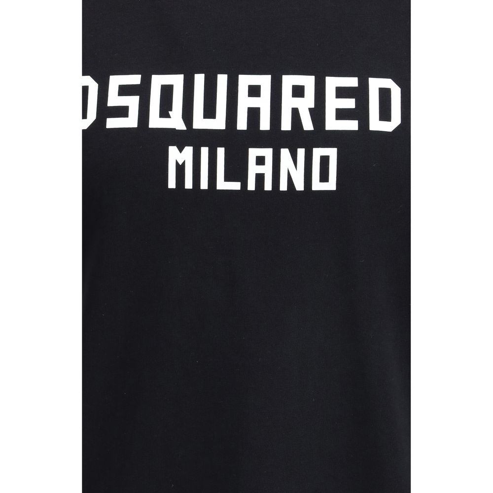 Dsquared² Black Cotton T-Shirt | Regal Royce