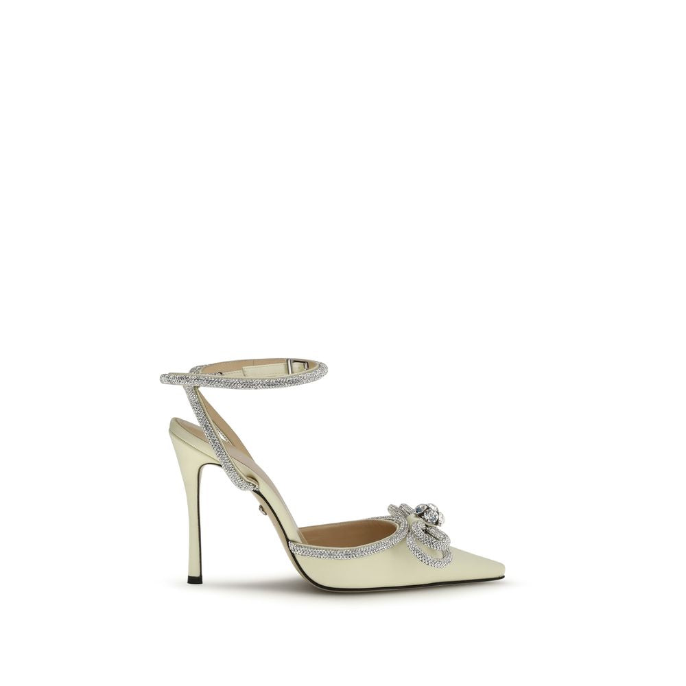 MACH & MACH Bicolor Silk High Heel Pumps | Regal Royce