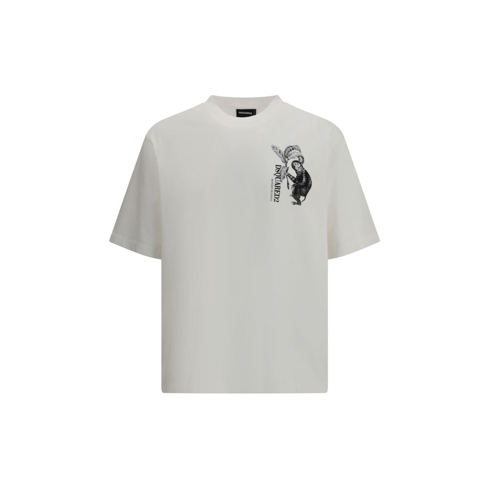 Dsquared² White Cotton T-Shirt | Regal Royce
