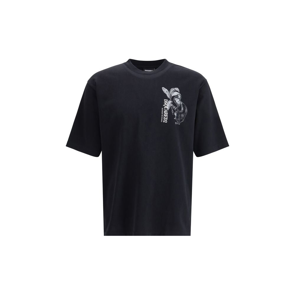 Dsquared² Black Cotton T-Shirt | Regal Royce