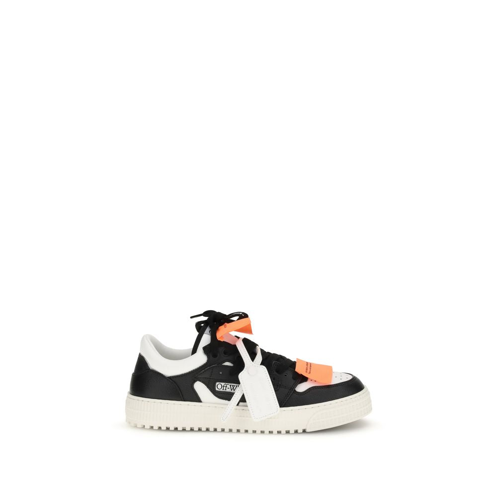 Off-White Multicolor Cotton Low Top Sneakers | Regal Royce
