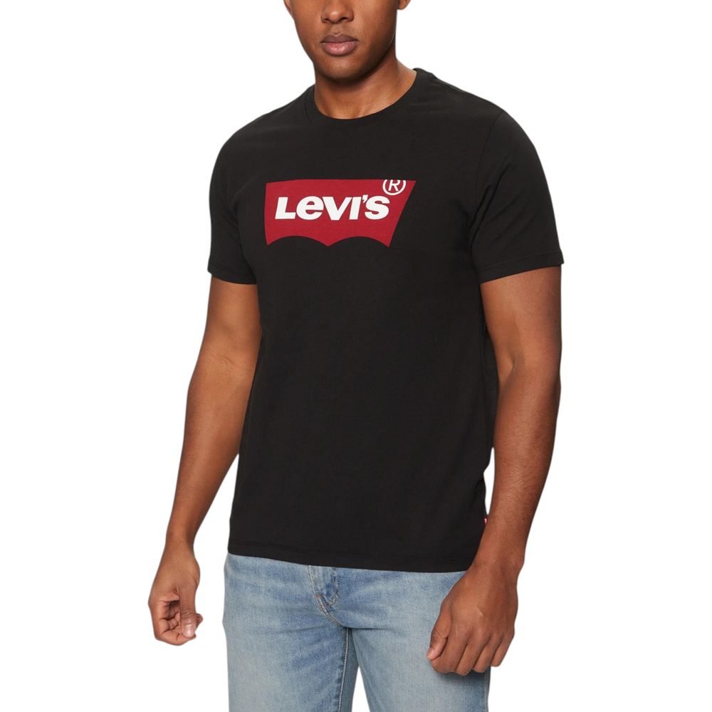 Levi's Black Cotton T-Shirt | Regal Royce