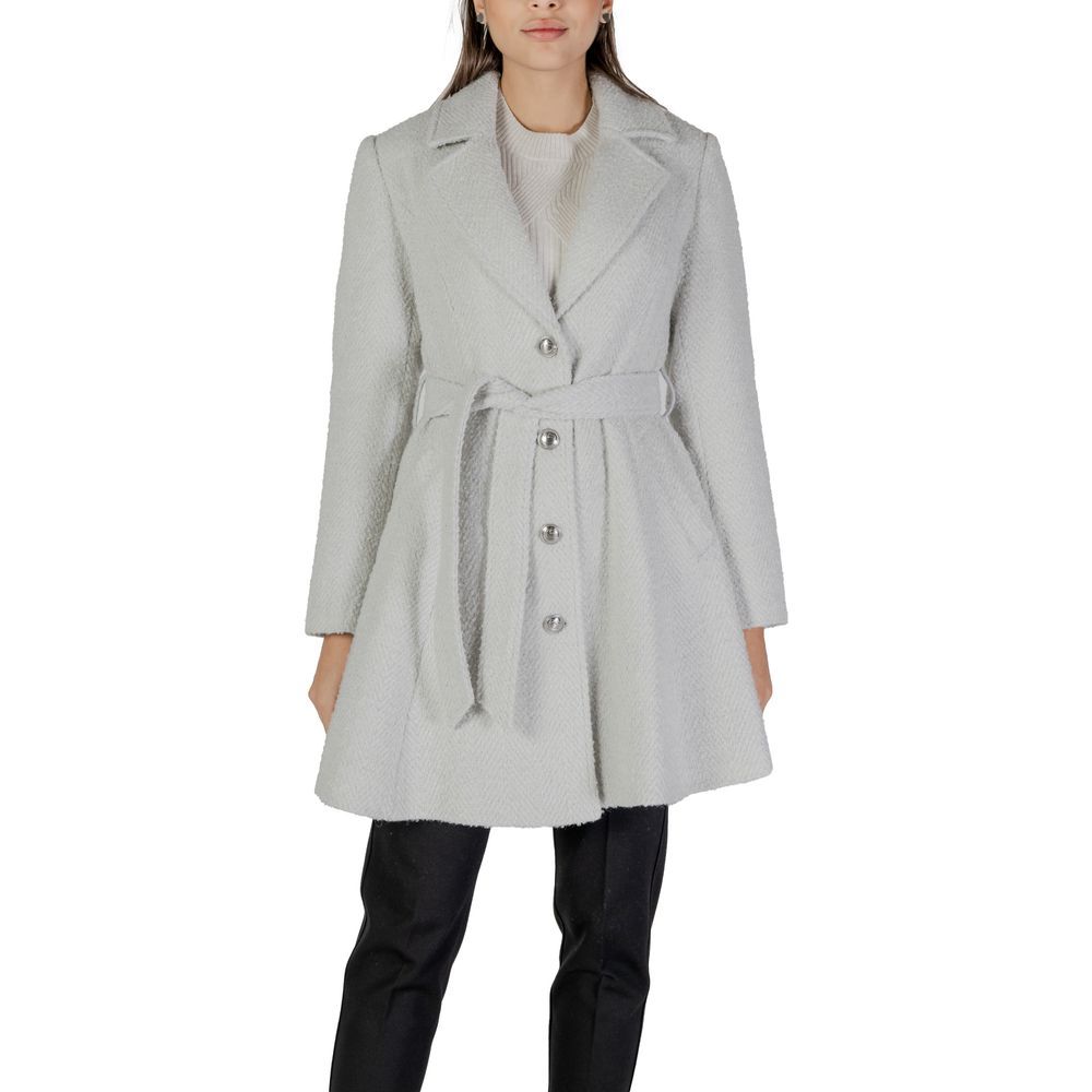 Guess Gray Polyester And Wool Coat | Regal Royce