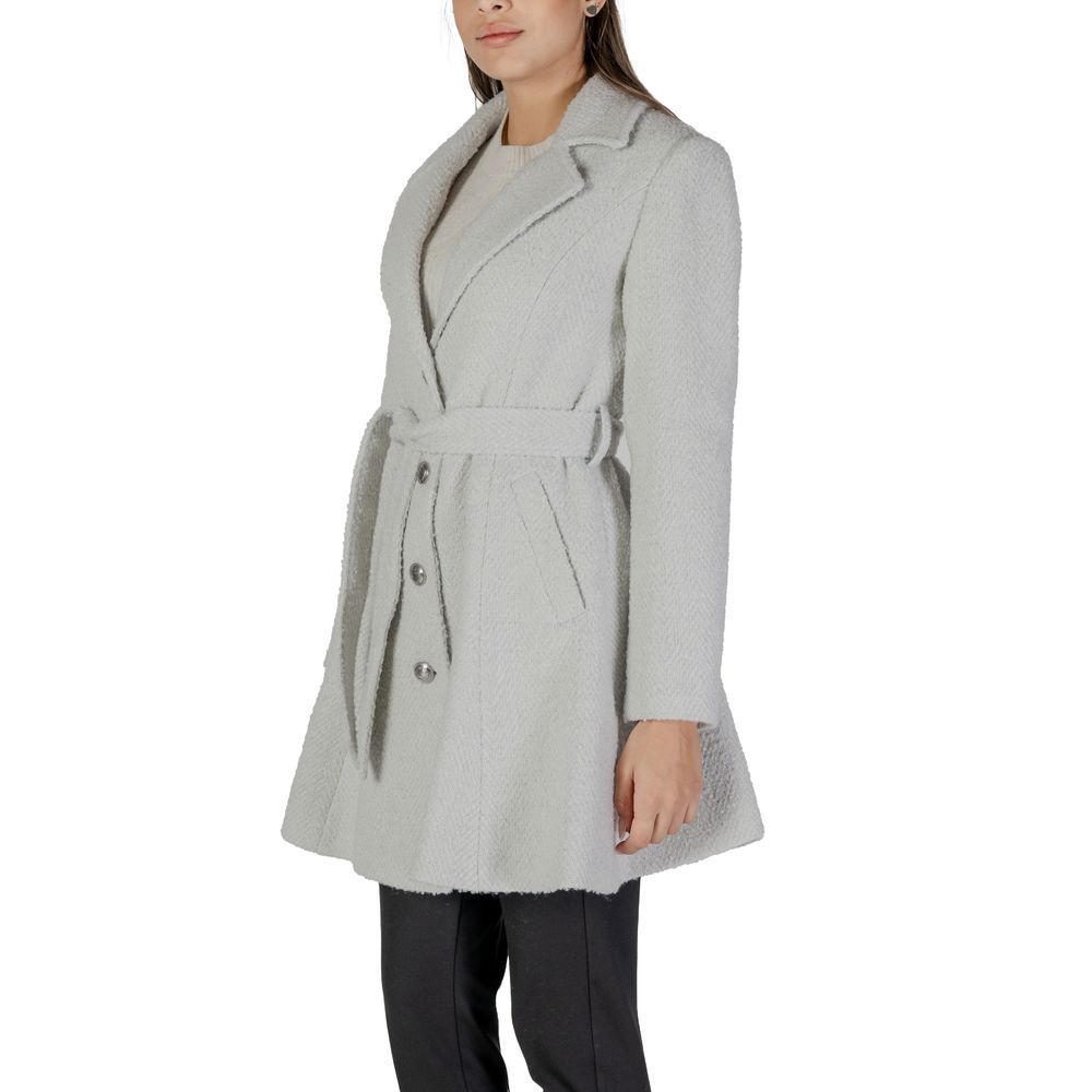 Guess Gray Polyester And Wool Coat | Regal Royce