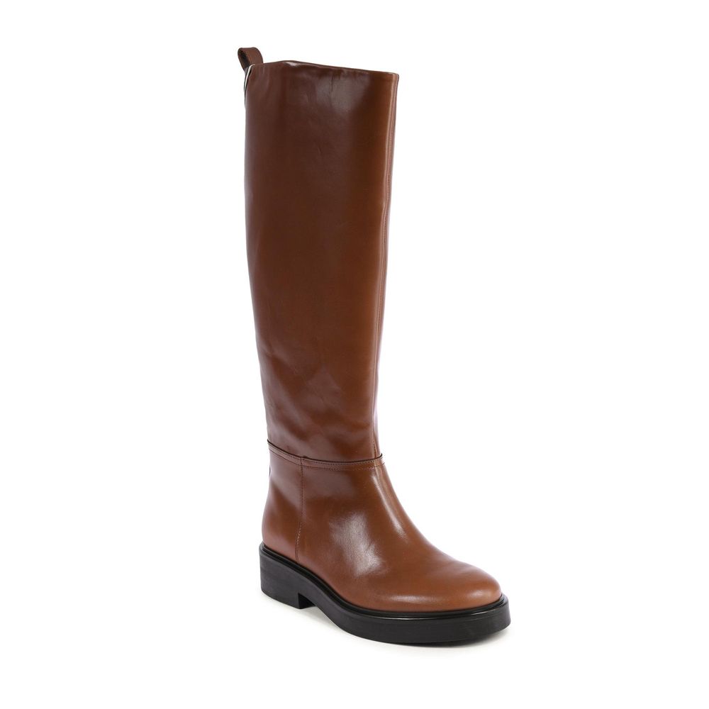 Tommy Hilfiger Brown Leather Ankle Boots | Regal Royce