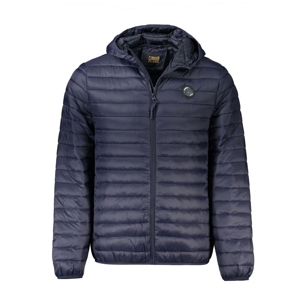 Cavalli Class Blue Polyamide Shell Jacket | Regal Royce
