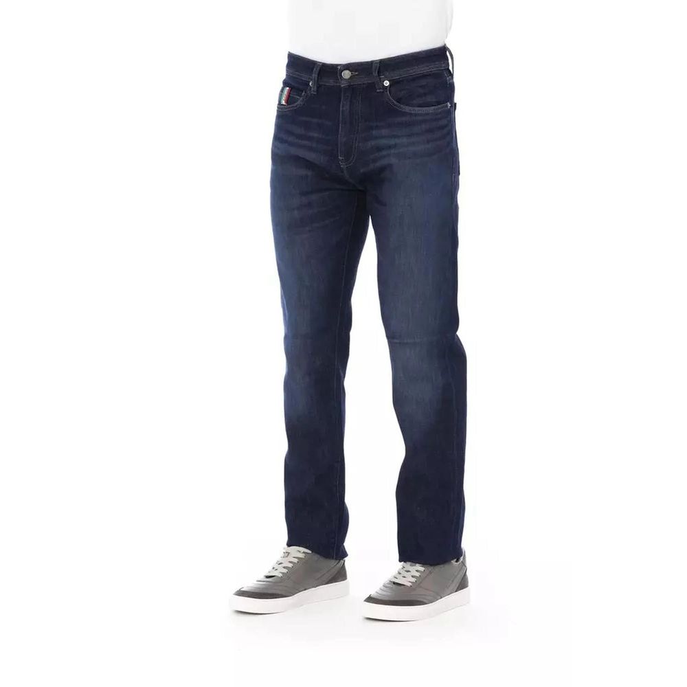Baldinini Trend Blue Cotton Jeans Denim | Regal Royce