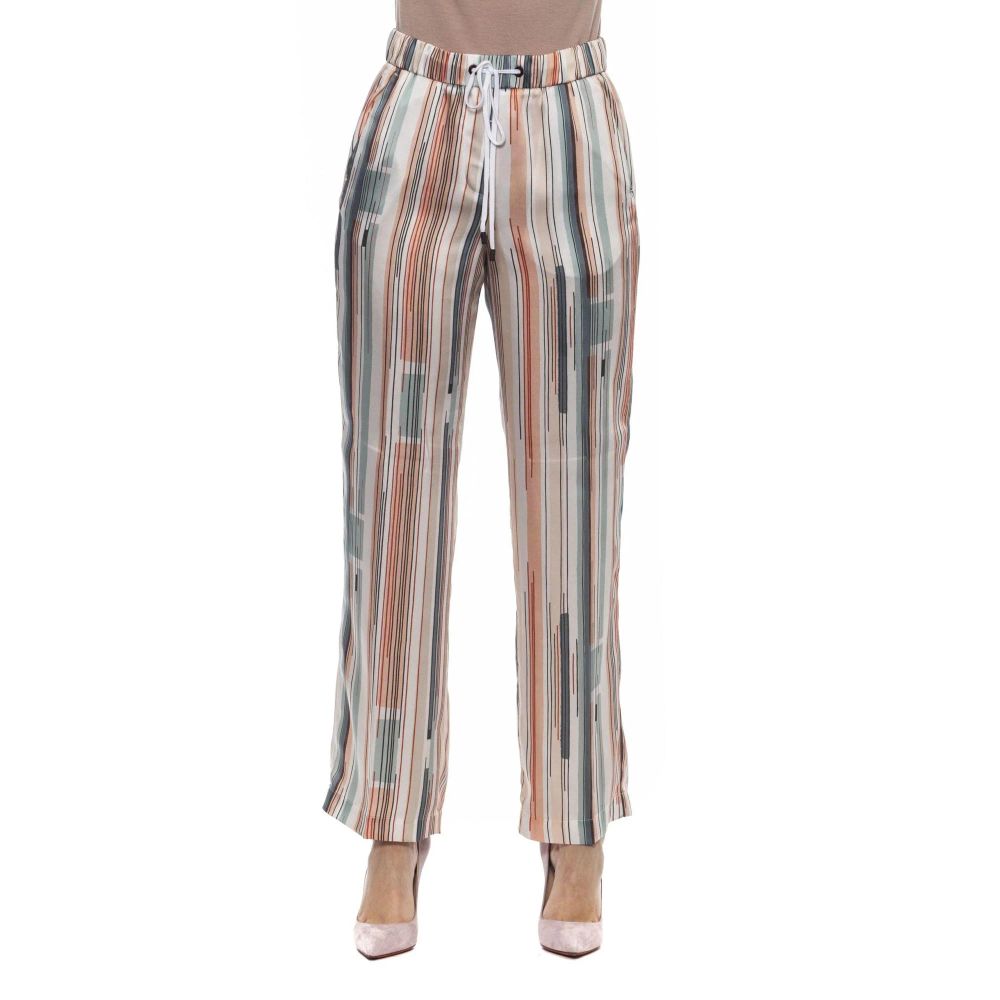 Peserico Multicolor Viscose Casual Pants | Regal Royce