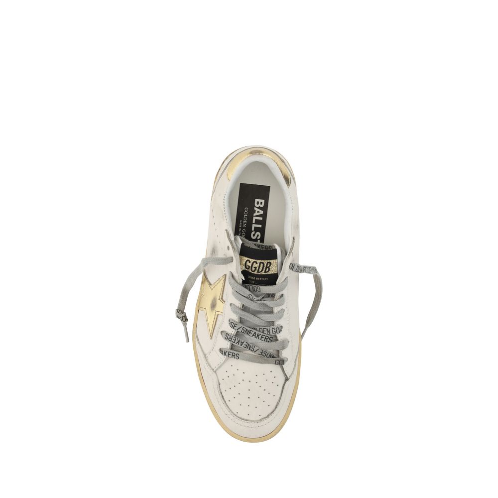Golden Goose White Calf Leather Bos Taurus Sneakers | Regal Royce