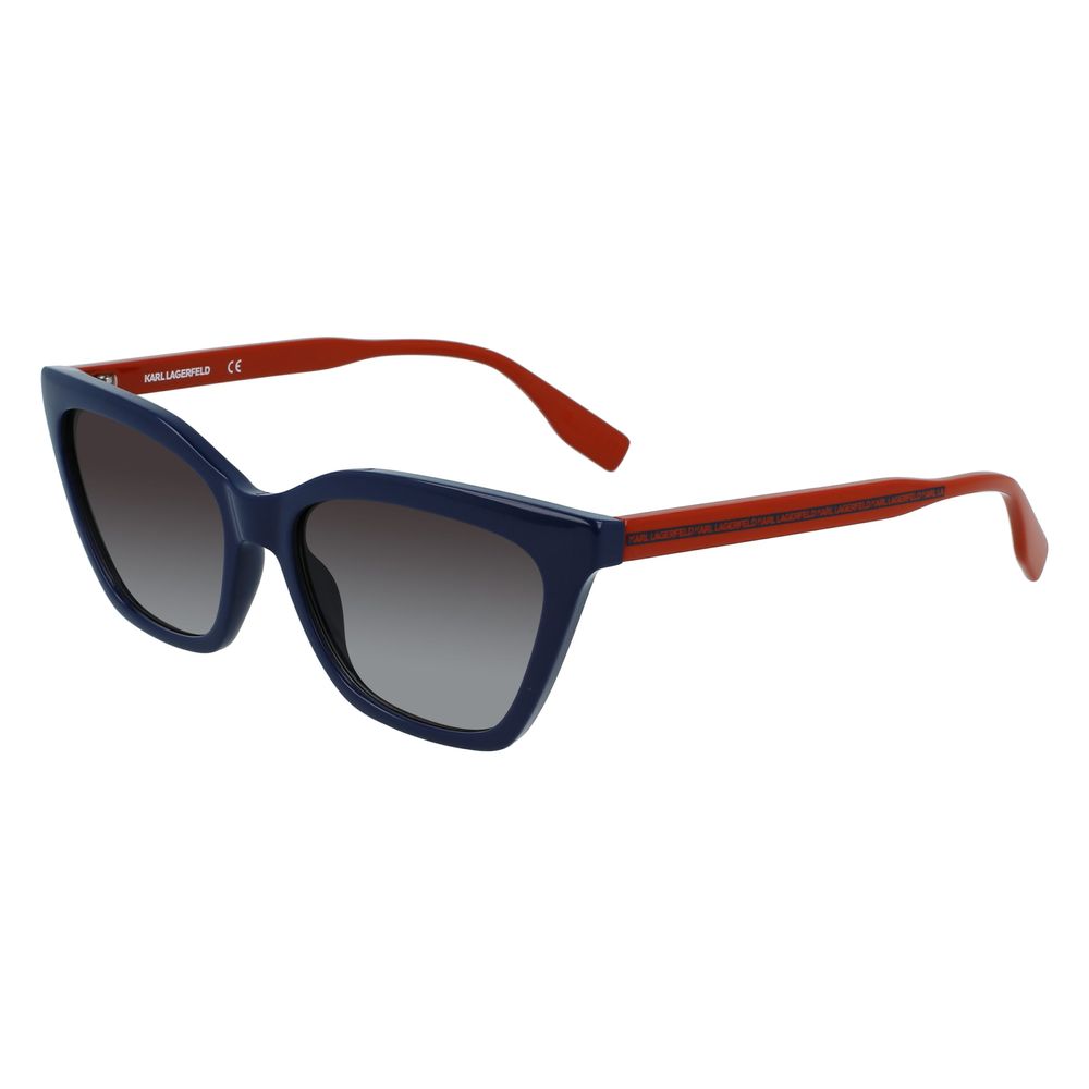 Karl Lagerfeld Blue Other Fibres Sunglasses | Regal Royce