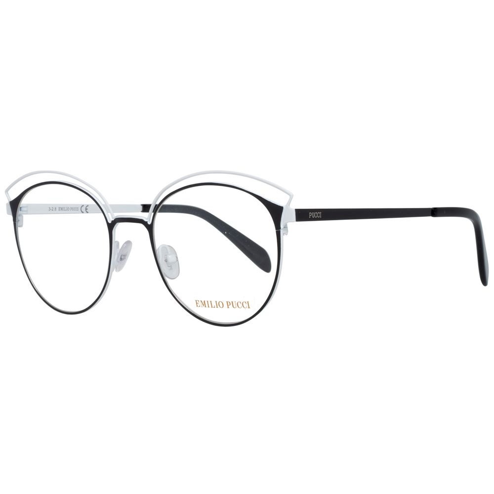 Emilio Pucci Black Metal Glasses (Frames) | Regal Royce