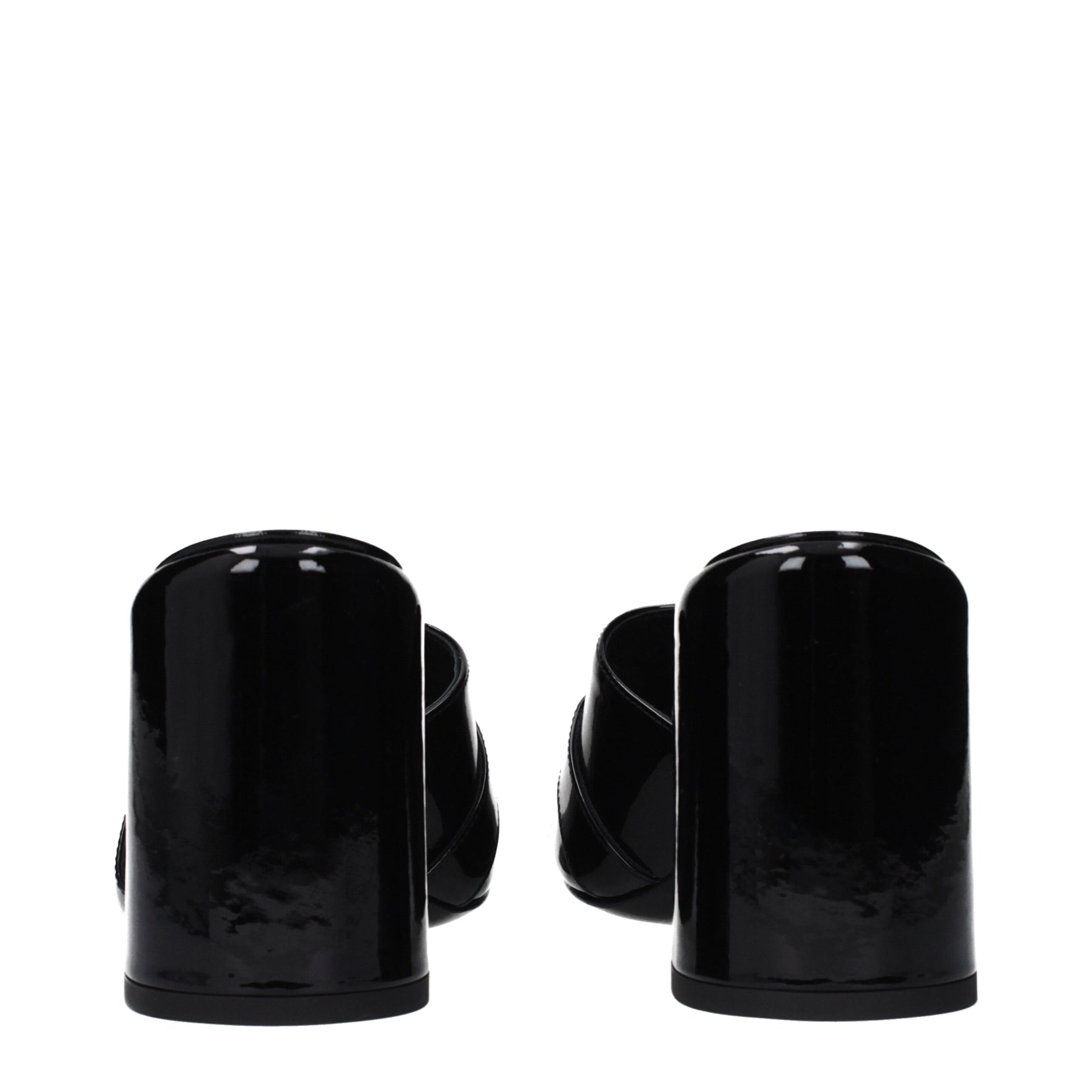 Versace Black Leather Platform Sandals | Regal Royce