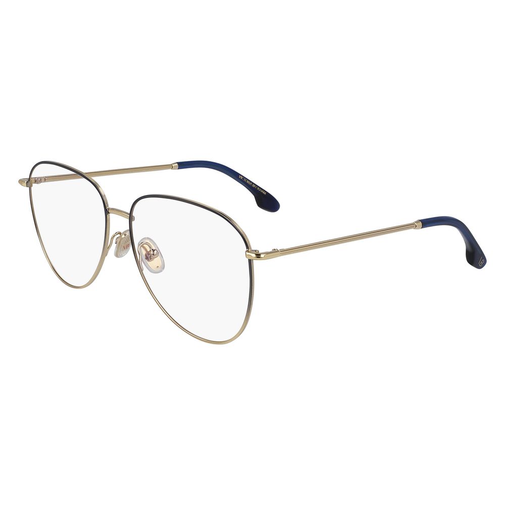 Victoria Beckham Blue Metal Glasses (Frames) | Regal Royce
