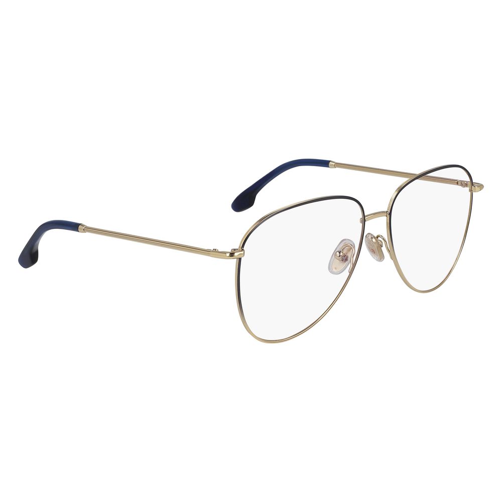 Victoria Beckham Blue Metal Glasses (Frames) | Regal Royce