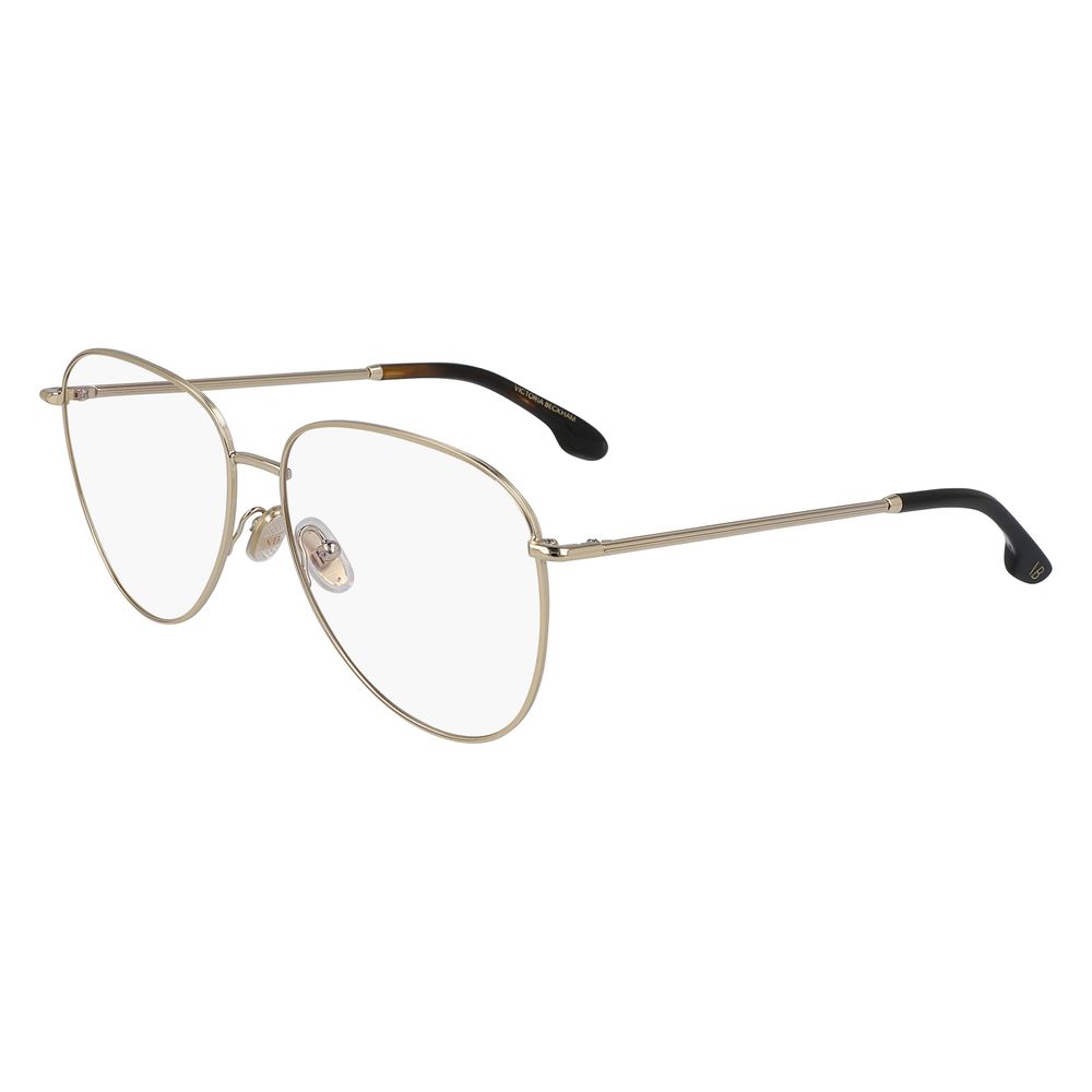 Victoria Beckham Gold Metal Glasses (Frames) | Regal Royce