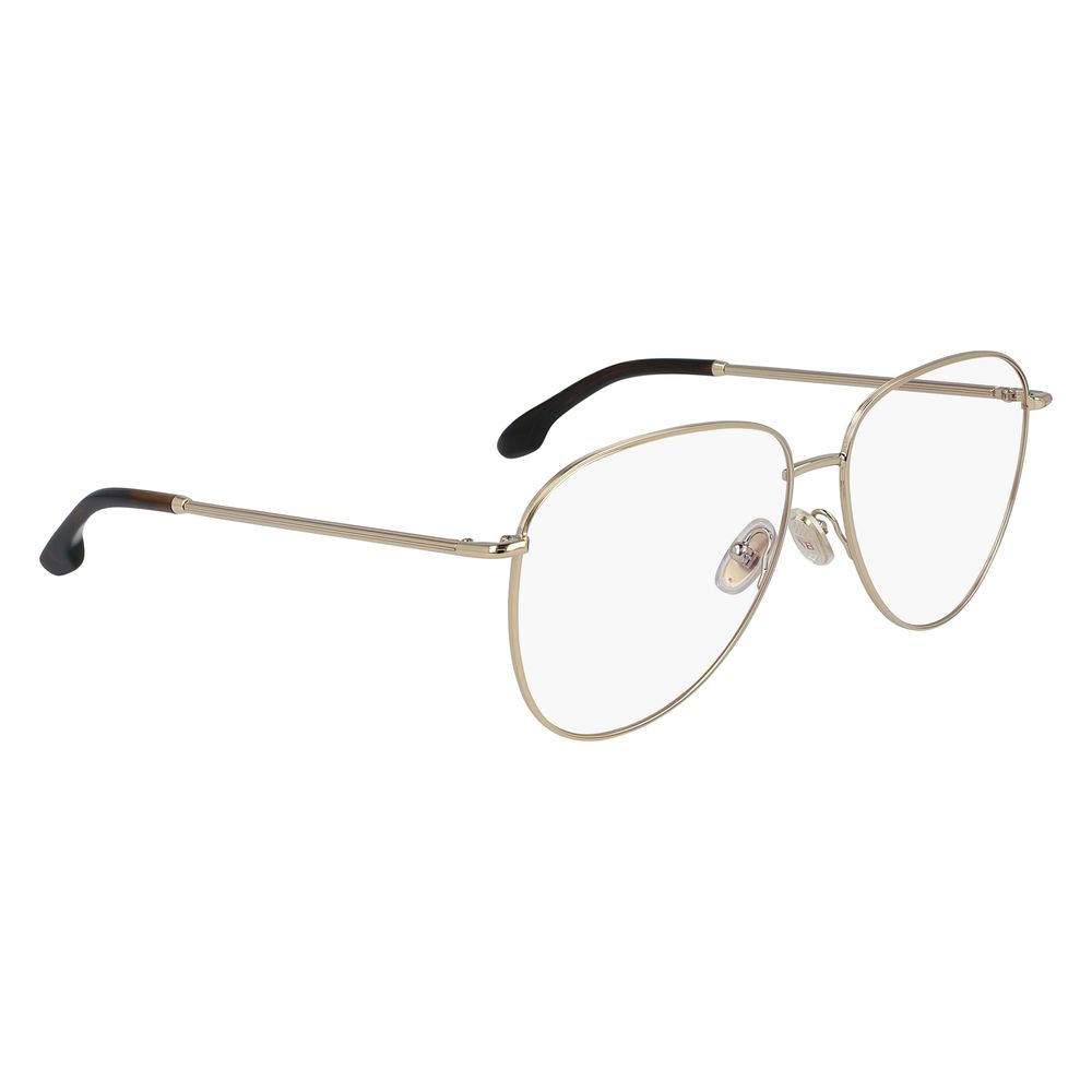 Victoria Beckham Gold Metal Glasses (Frames) | Regal Royce
