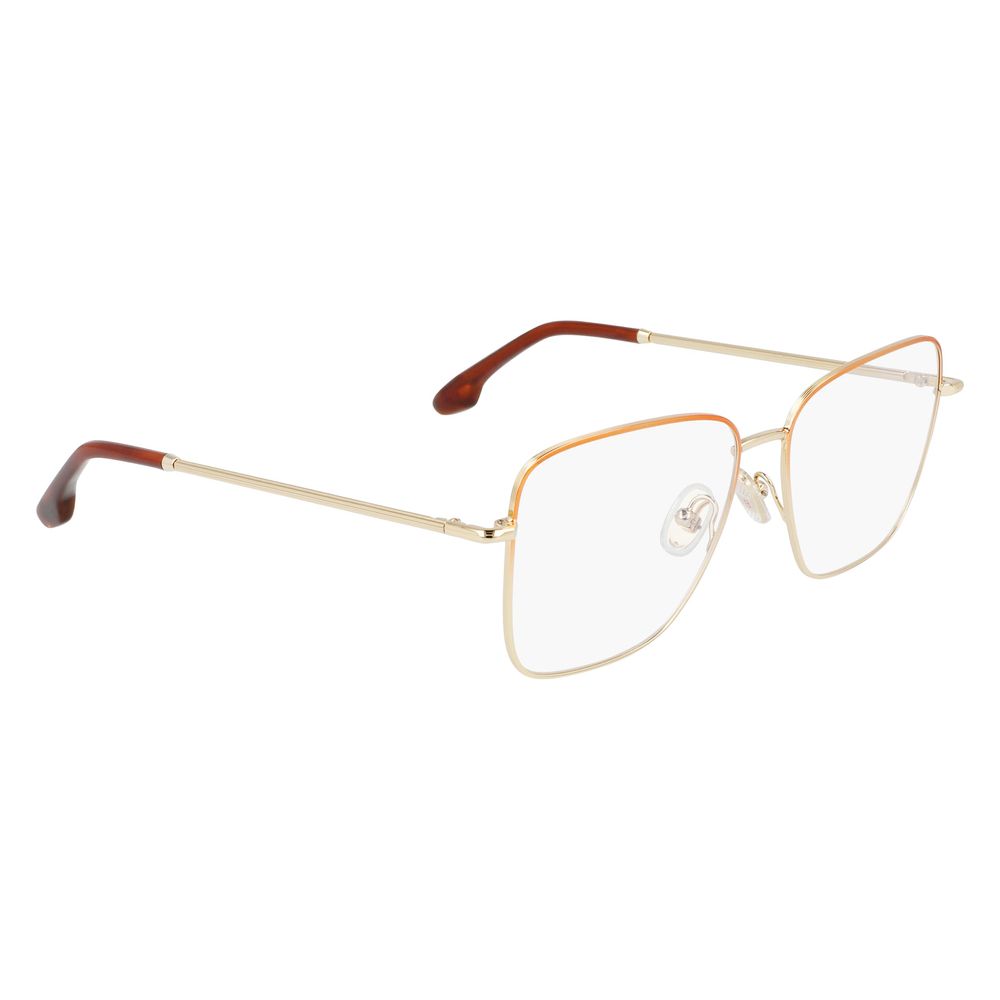 Victoria Beckham Brown Metal Glasses (Frames) | Regal Royce