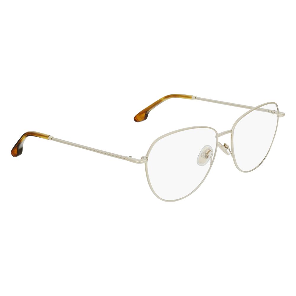 Victoria Beckham Gold Metal Glasses (Frames) | Regal Royce