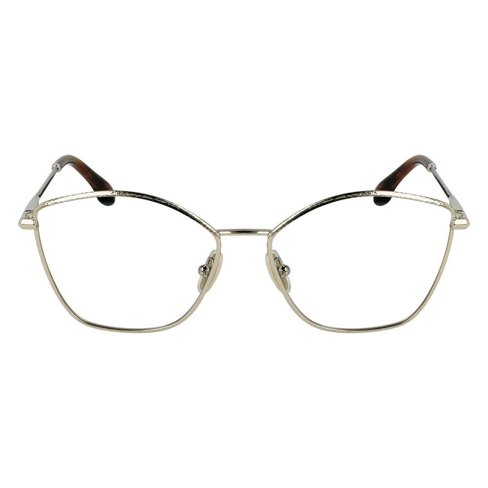 Victoria Beckham Gold Metal Glasses (Frames) | Regal Royce
