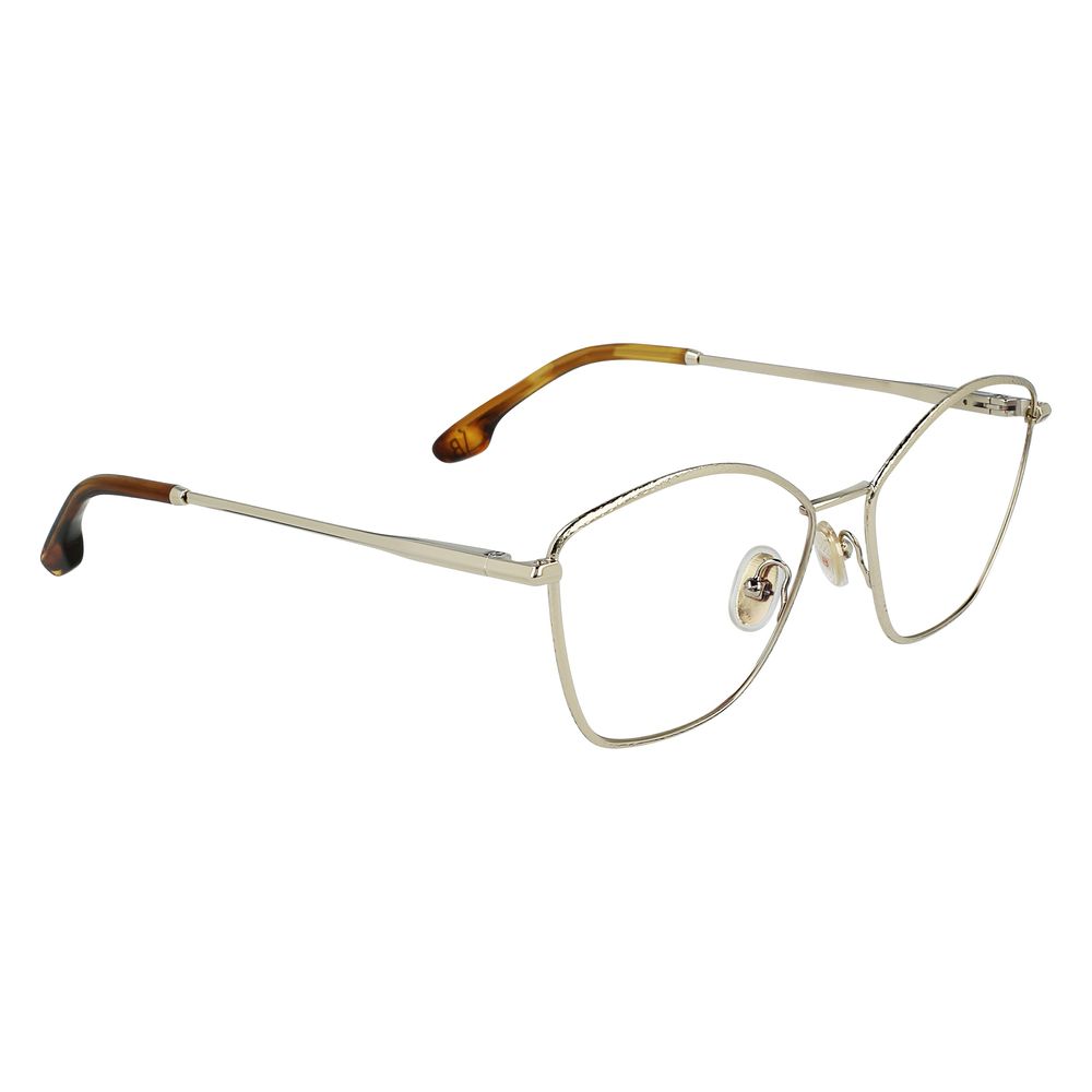 Victoria Beckham Gold Metal Glasses (Frames) | Regal Royce
