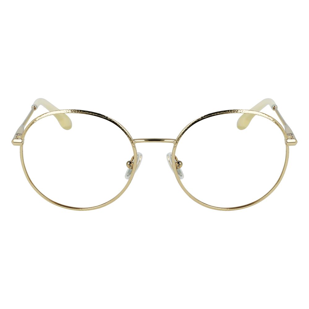 Victoria Beckham Gold Metal Glasses (Frames) | Regal Royce