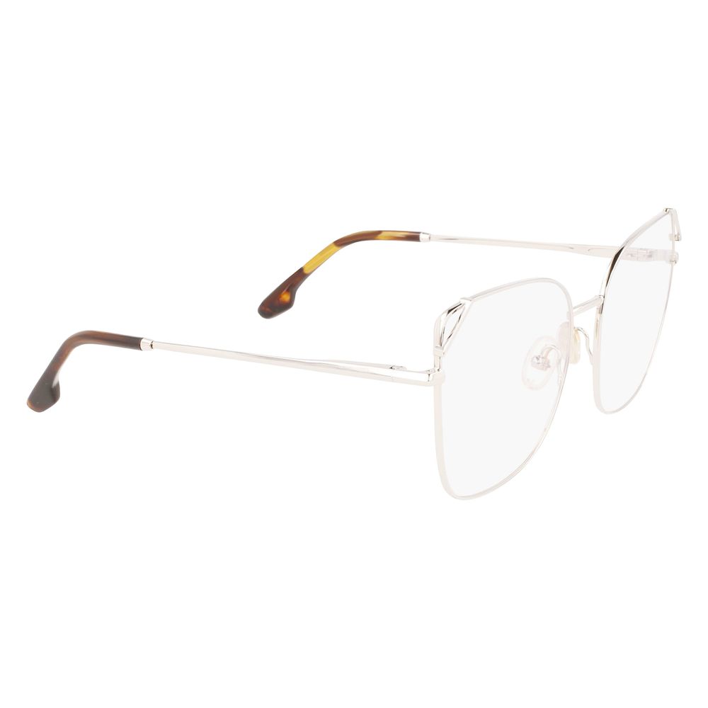 Victoria Beckham Gray Metal Glasses (Frames) | Regal Royce