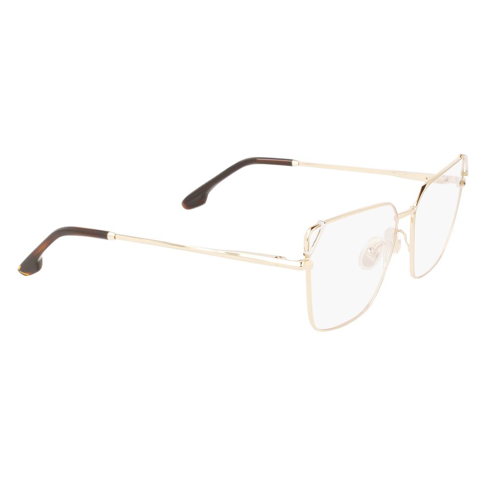 Victoria Beckham Gold Metal Glasses (Frames) | Regal Royce