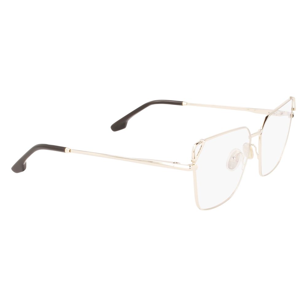 Victoria Beckham Gold Metal Glasses (Frames) | Regal Royce