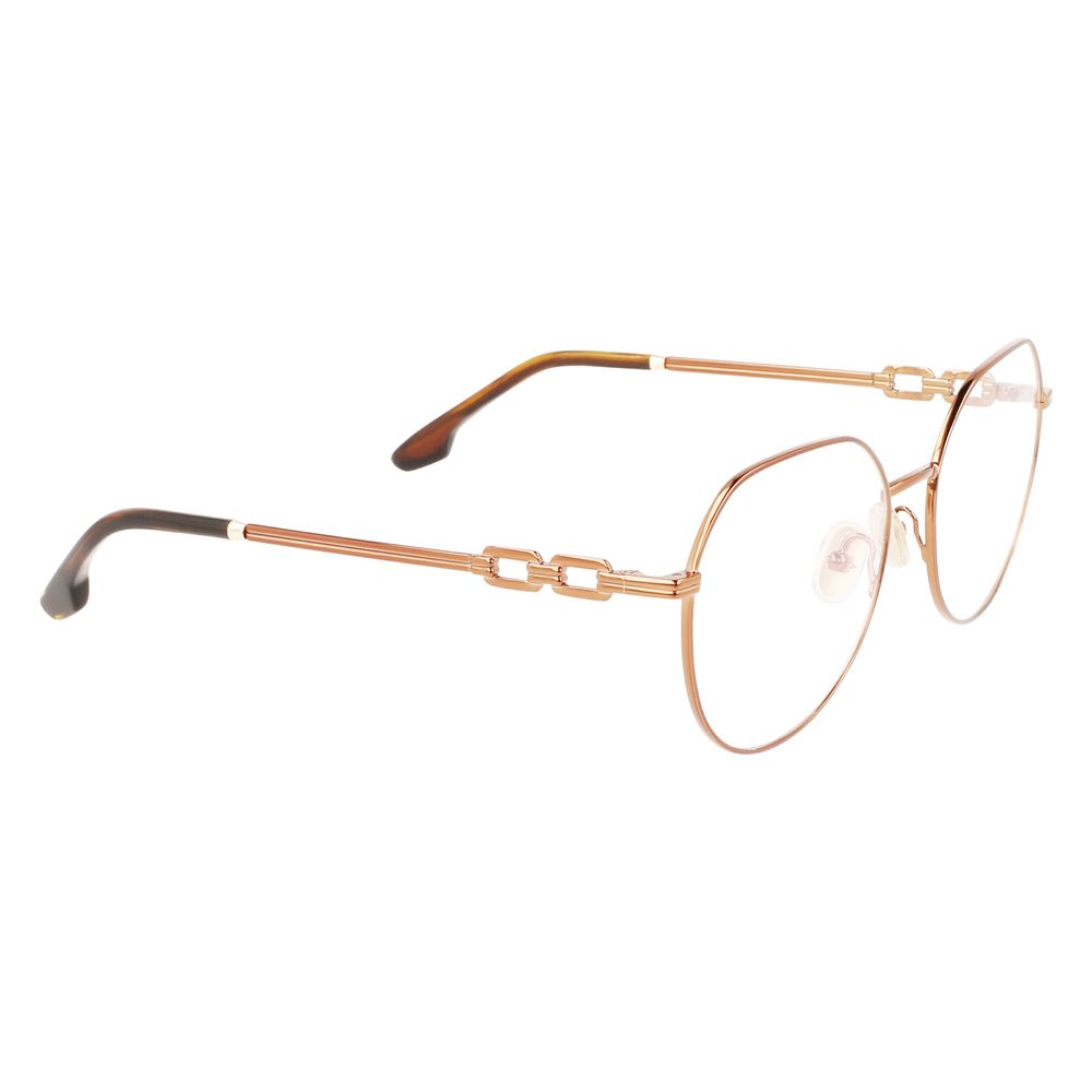 Victoria Beckham Brown Metal Glasses (Frames) | Regal Royce