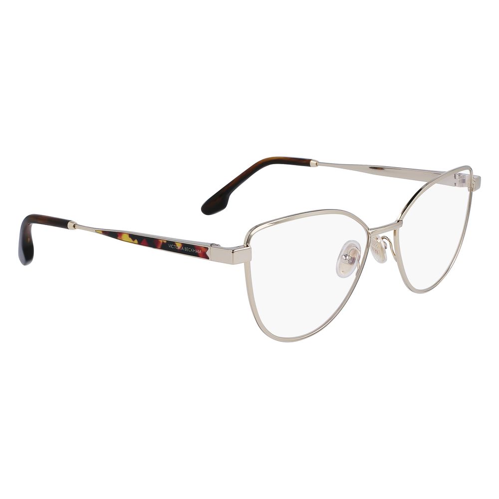 Victoria Beckham Gold Metal Glasses (Frames) | Regal Royce