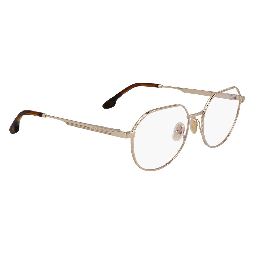Victoria Beckham Gold Metal Glasses (Frames) | Regal Royce