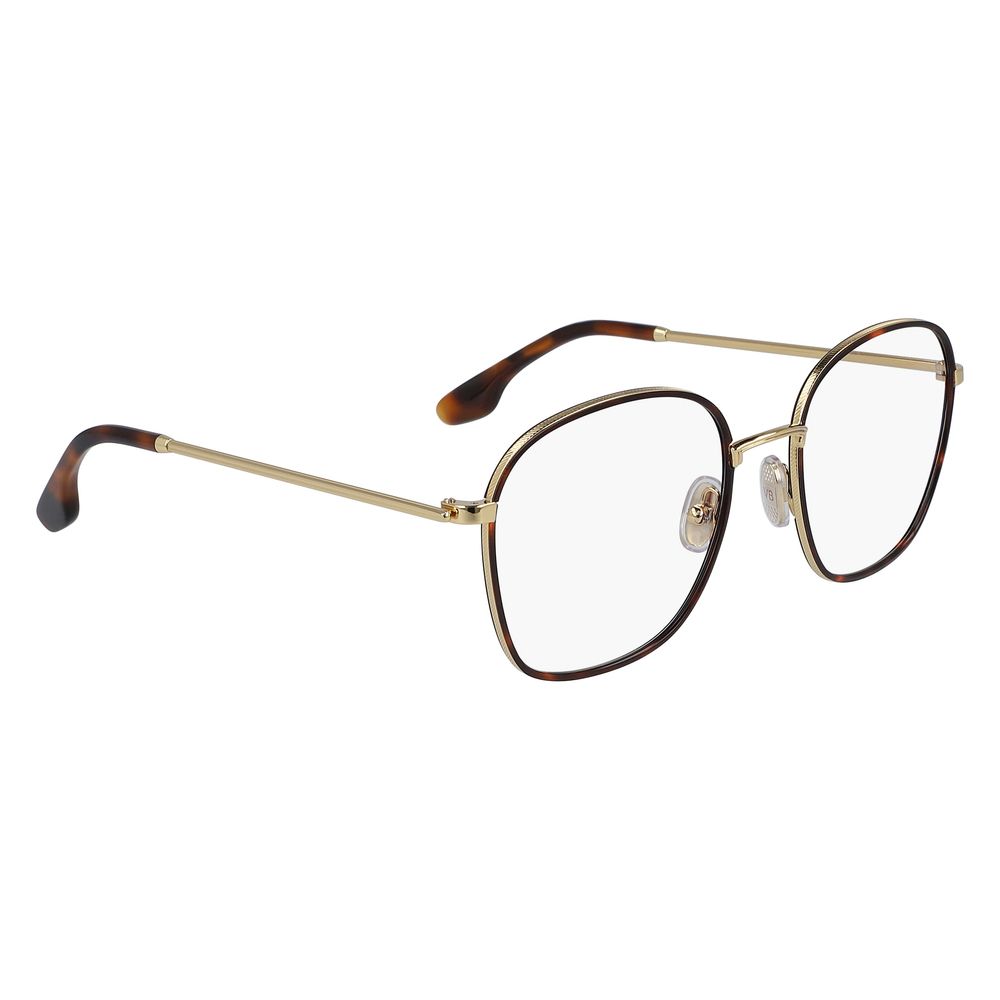 Victoria Beckham Brown Metal Glasses (Frames) | Regal Royce