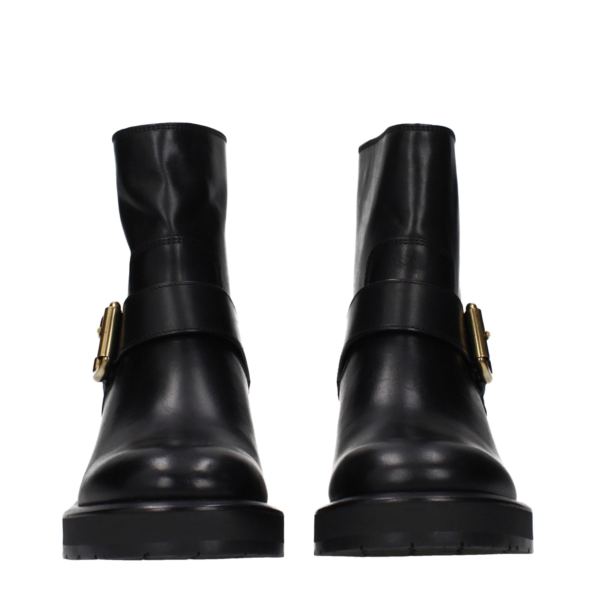 Chloé Black Leather Ankle Boots | Regal Royce