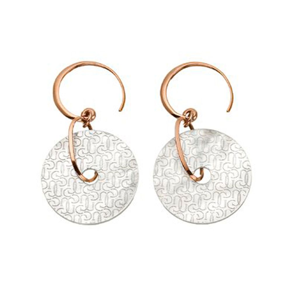 GC Bicolor Silver Earrings | Regal Royce