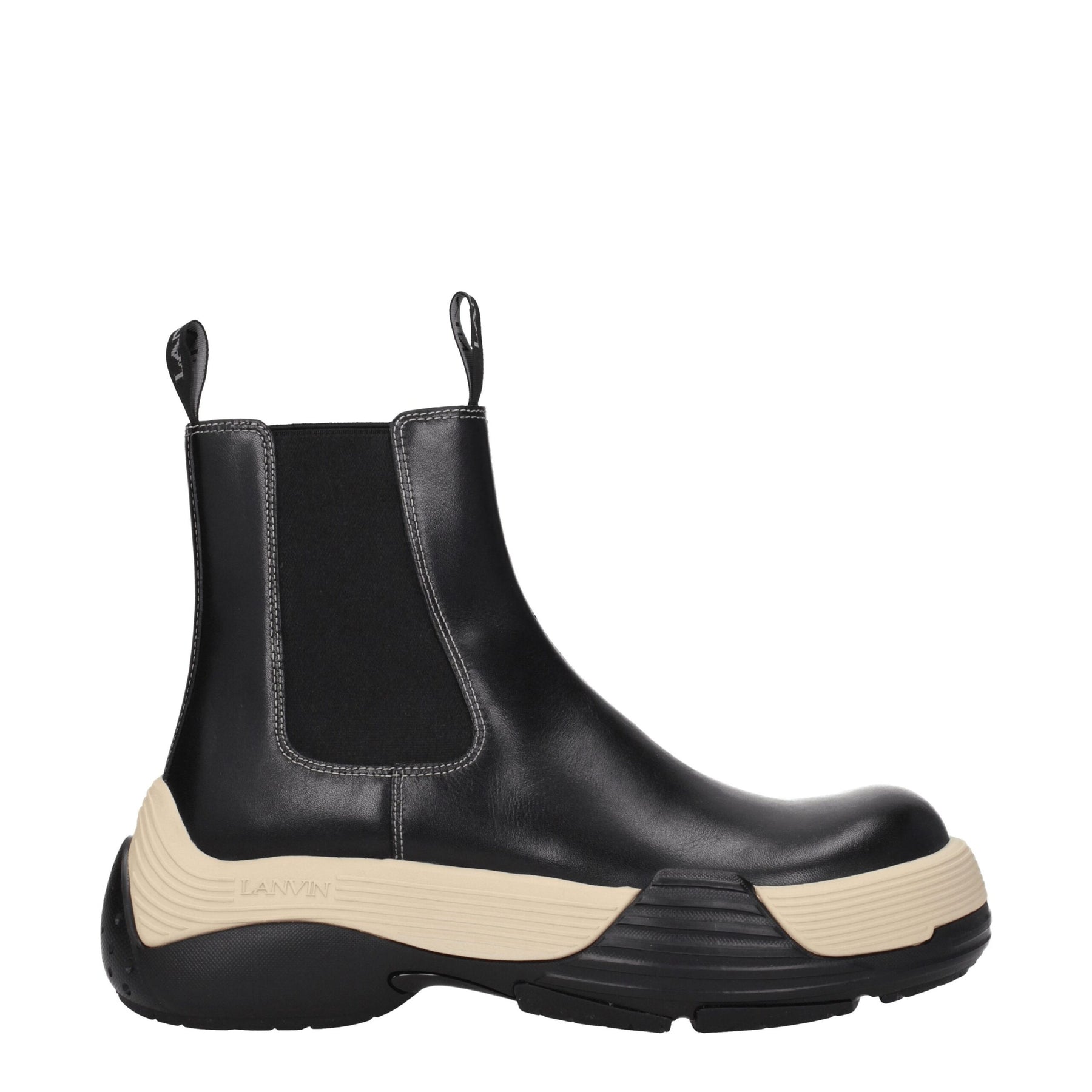 Lanvin Black Leather Ankle Boots | Regal Royce