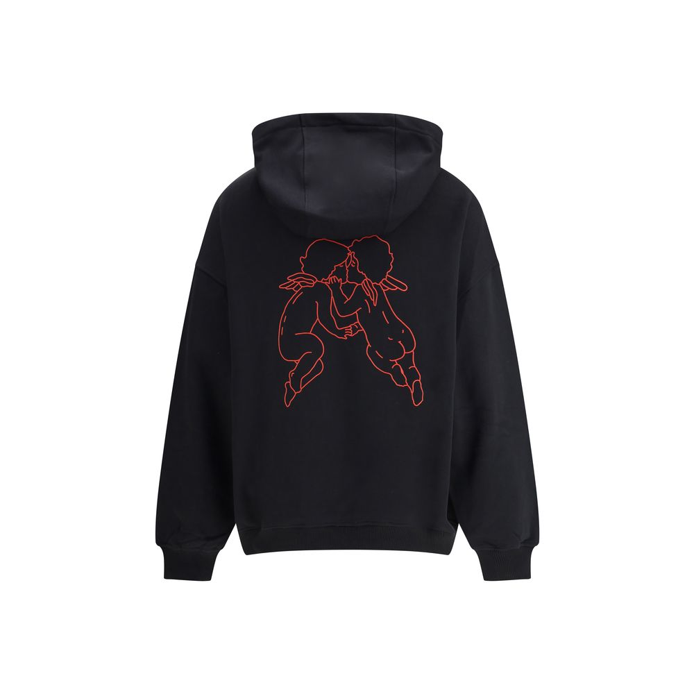 Fiorucci Black Cotton Sweatshirt | Regal Royce