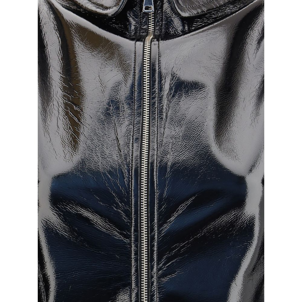 Fiorucci Black Polyethylene Casual Dress | Regal Royce