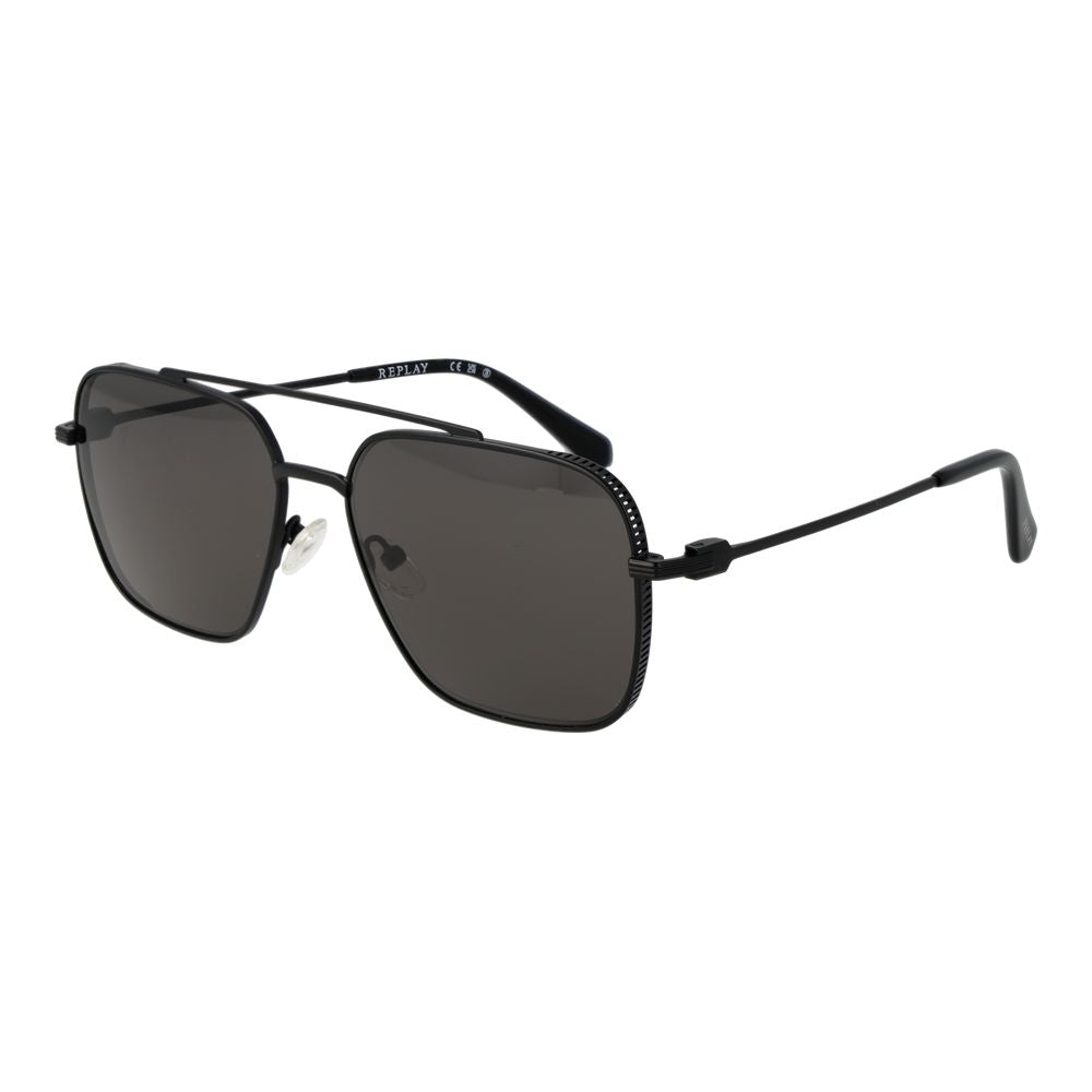 Replay Black Metal Sunglasses | Regal Royce