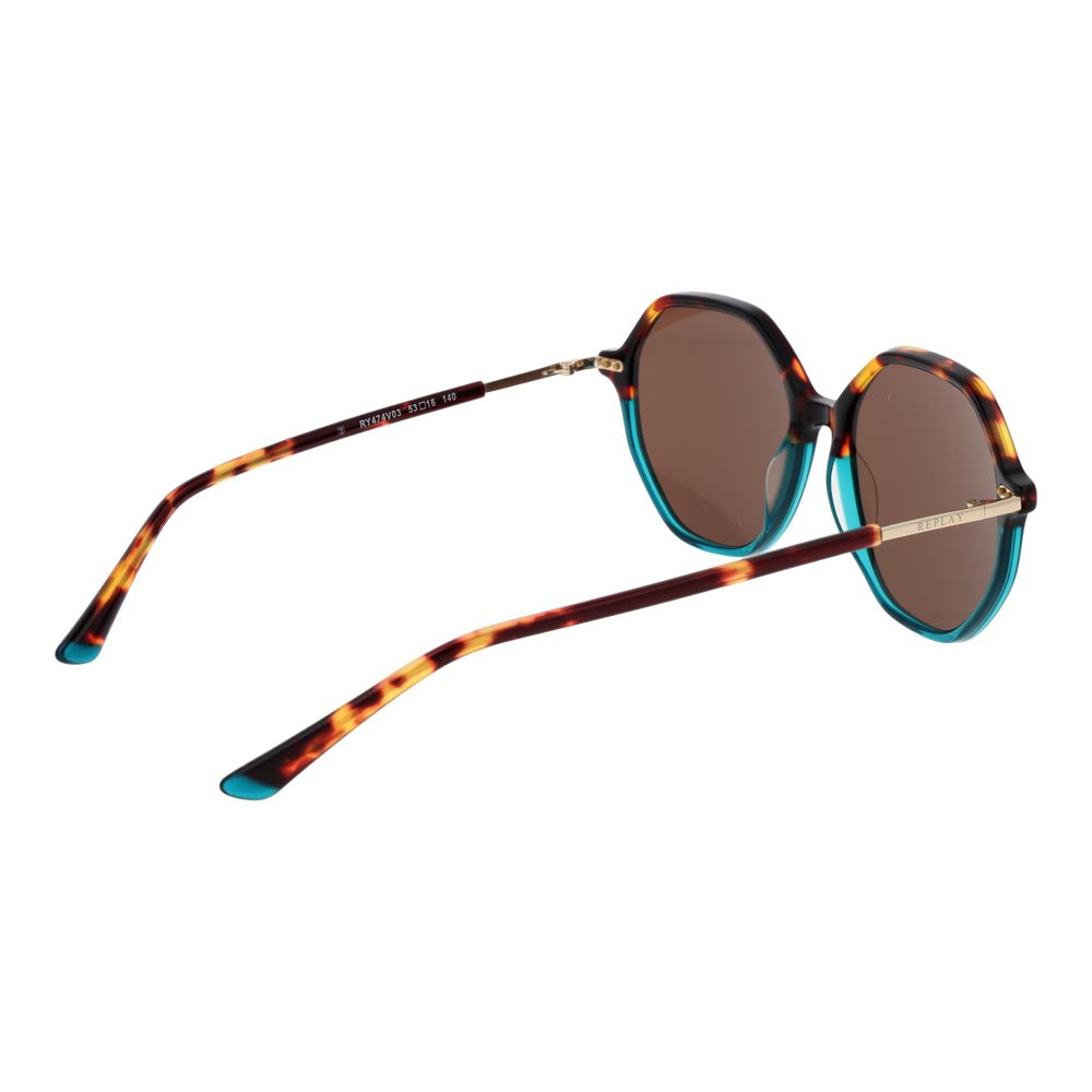 Replay Brown Plastic Sunglasses | Regal Royce