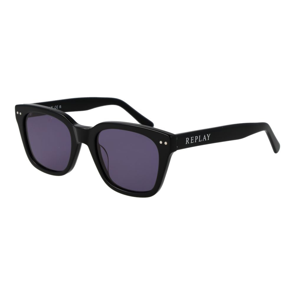 Replay Black Plastic Sunglasses | Regal Royce