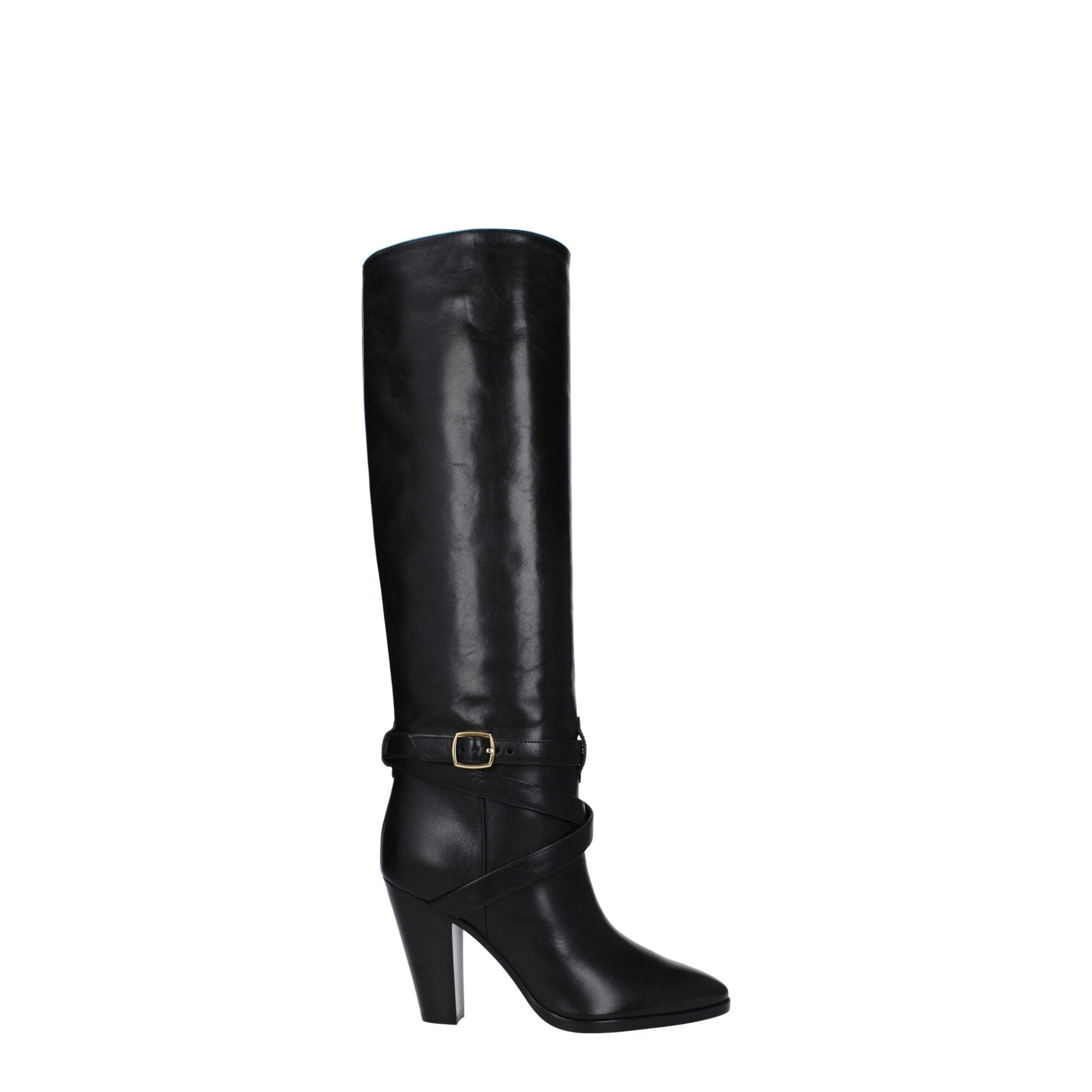 Celine Black Leather Boots | Regal Royce