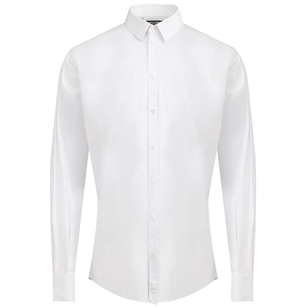 Dolce & Gabbana White Cotton Dress Shirt | Regal Royce